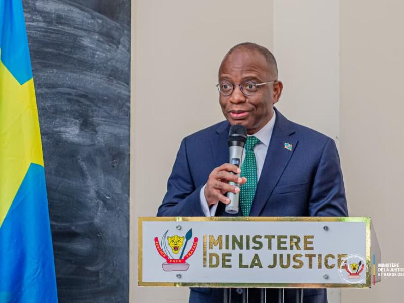 Guillaume Ngefa, ministre d'Etat en charge de la Justice et Garde des Sceaux [photo d'illustration]