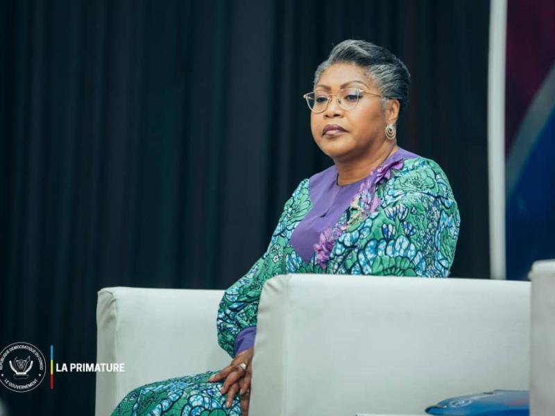 Le Première ministre Judith Suminwa Tuluka, Cheffe du Gouvernement congolais
