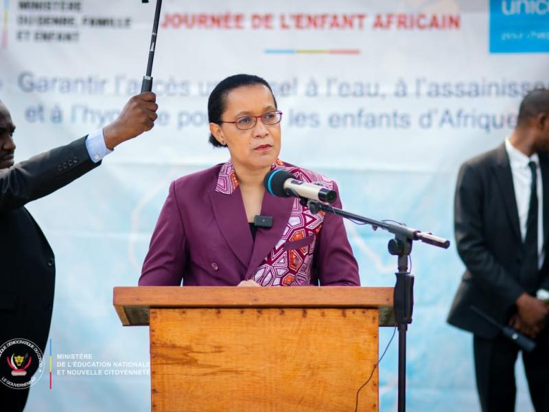 La ministre de l'Éducation nationale en RDC, Raissa Malu [photo d'illustration]