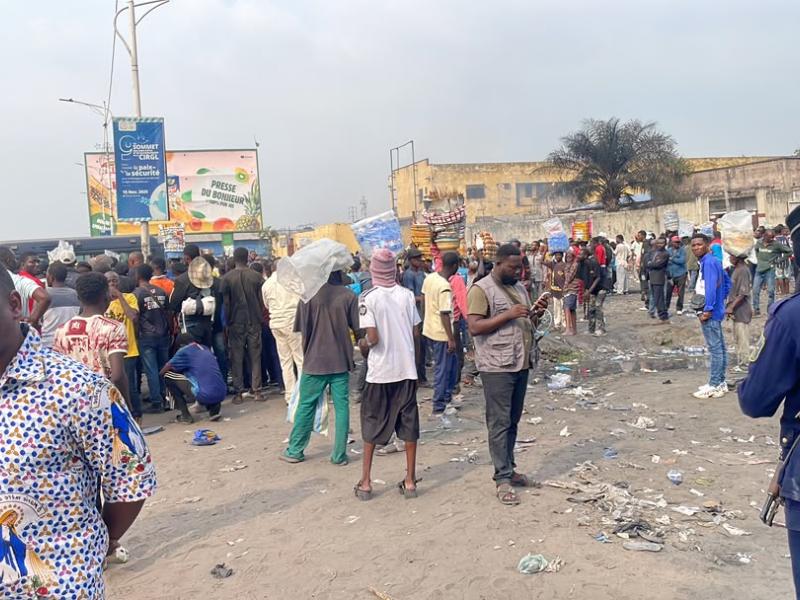 Des manifestants lors lors du sit-in de l’opposition, le 12 juin 2026, à Kinshasa [photo d'illustration]