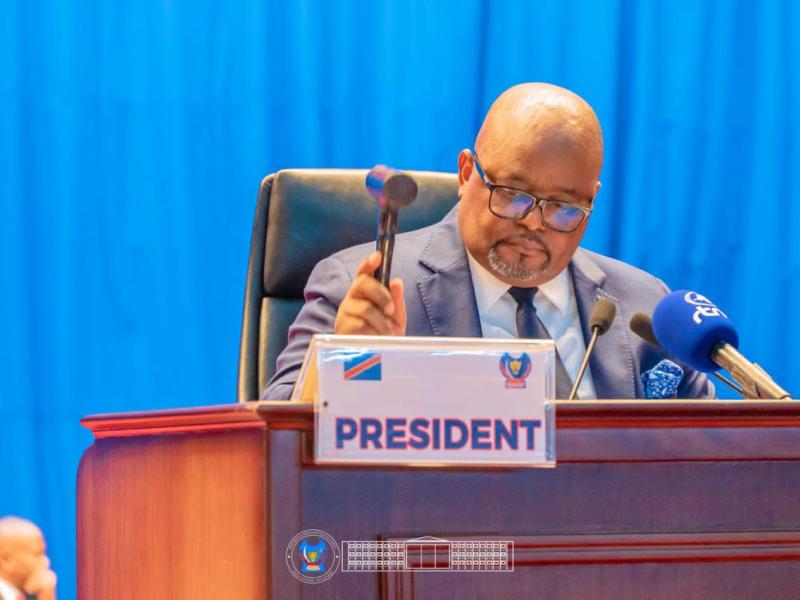 Aimé Boji Sangara, président de la Chambre basse du Parlement de la RDC