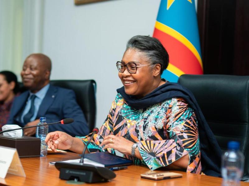 La Première Ministre, Cheffe du Gouvernement de la RDC, Judith Suminwa Tuluka