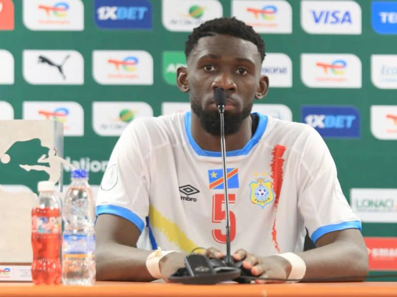 Dylan Batubinsika, défenseur de la RDC [Photo d'illustration]