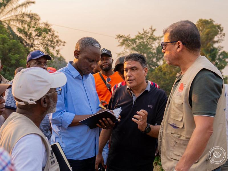 Le ministre John Banza Lunda évalue l’avancement des travaux sur la RN1 Tshikapa-Kananga