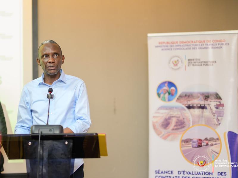John Banza Lunda, ministre des Infrastructures et Travaux publics en RDC [photo d'illustration]