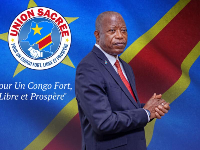 André Mbata Betukumesu Mangu,  Secrétaire permanent de l’Union sacrée de la Nation 