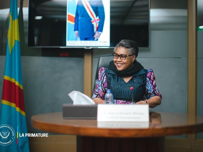 Judith Suminwa Tuluka,  Première ministre de la RDC [photo d'illustration]