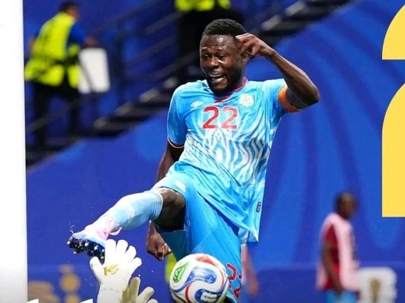 Le défenseur congolais et Capitaine des Léopards,  Chancel Mbemba Mangulu [photo d'illustration]