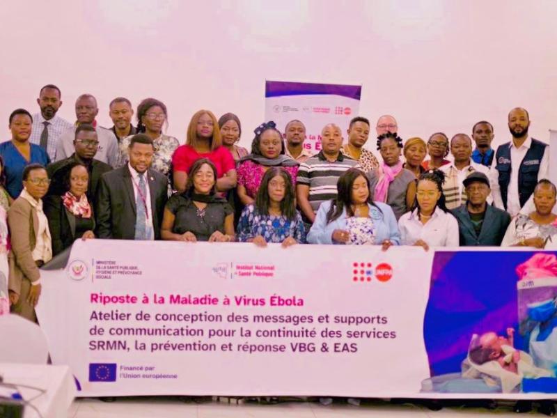 Les participants à l'atelier organisé par l'INSP à Kinshasa