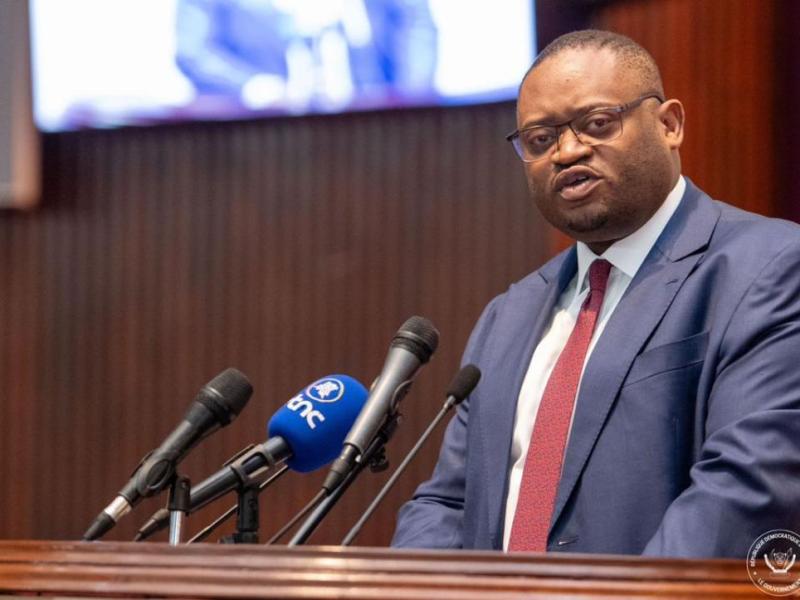 Le ministre des Finances Doudou Fwamba [photo d'illustration]