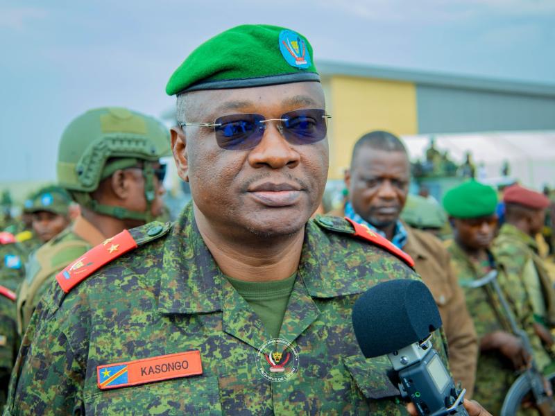 Le gouverneur militaire de de l’Ituri, le général-major Kasongo Mulumba [photo d'illustration]