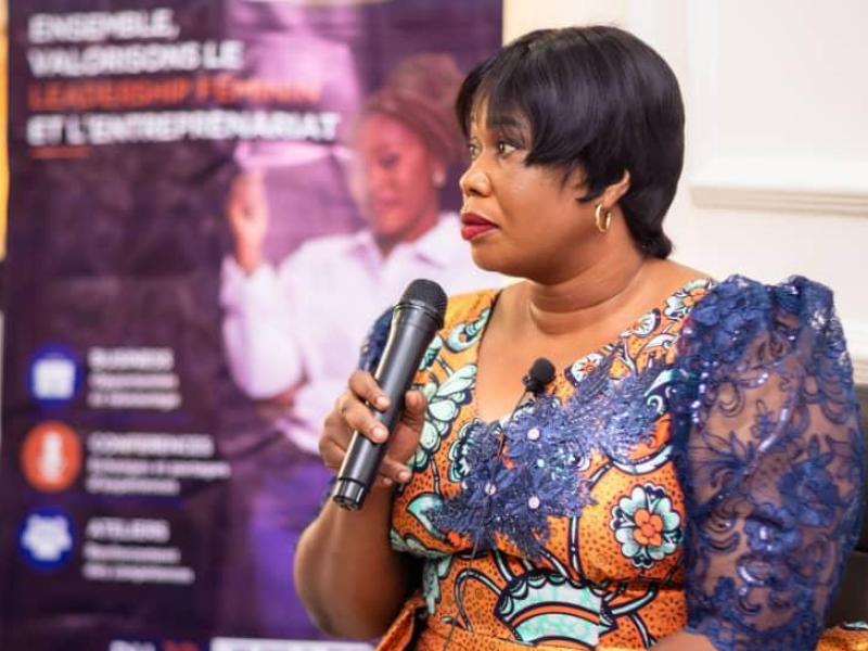 Rachel Musoko, chargée de communication de la Fondation Putshu pour Femmes