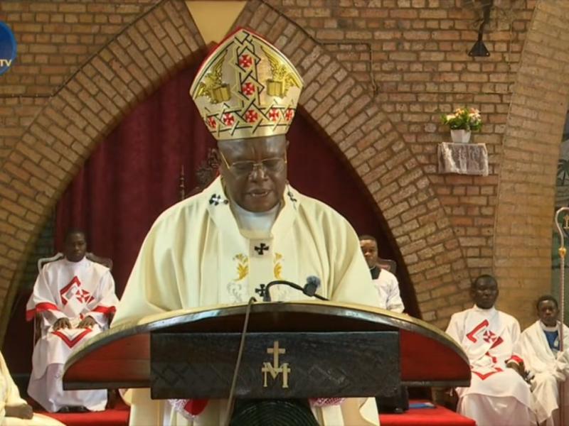 Le cardinal Fridolin Ambongo, archevêque métropolitain de Kinshasa - RDC