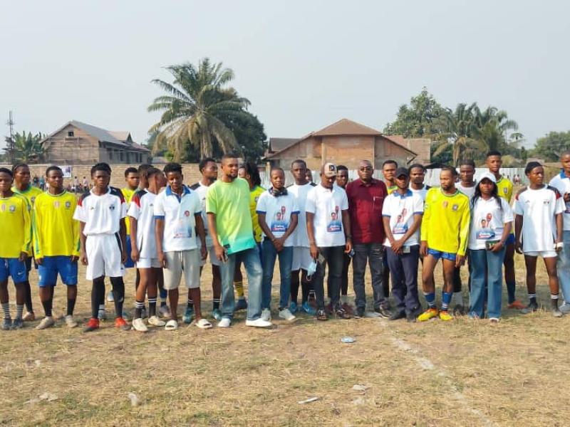 La photo du coup d'envoi du tournoi d'unification du trophée sha ilamba