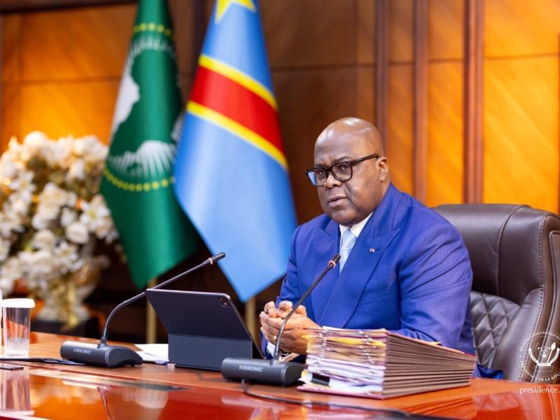 Le Président Félix Tshisekedi lors de la réunion du conseil des ministres [photo d'illustration]