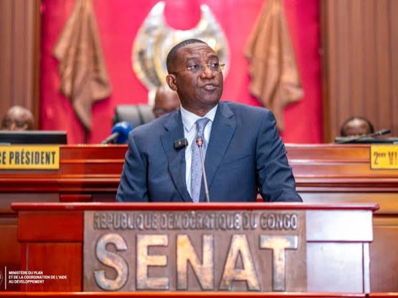 Le ministre du Plan Guylain Nyembo au sénat [photo d'illustration]
