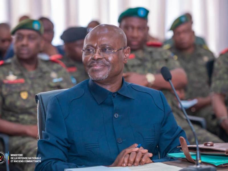 Le VPM Guy Kabombo Muadiamvita, devant les commissions Défense et Sécurité de deux Chambres du Parlement de la RDC [photo d'illustration]
