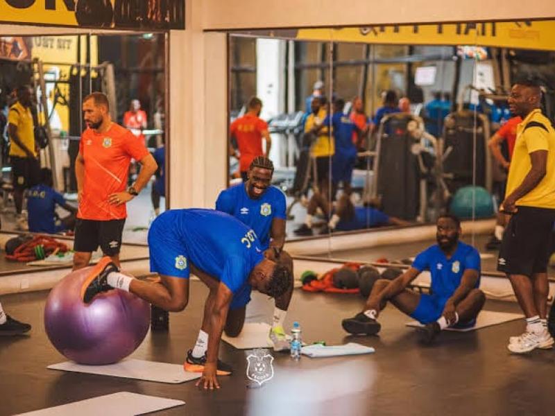 Des Léopards en séance de travail avec l’équipe nationale de la RDC [photo d'illustration]