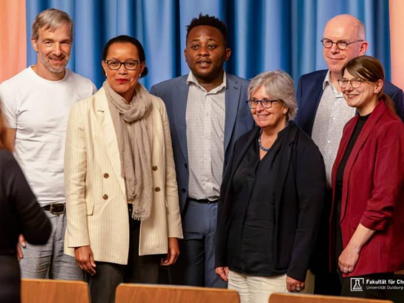 La ministre d'État Raïssa Malu représente la RDC à la première européenne du documentaire Seeds of Science, à Essen, en Allemagne