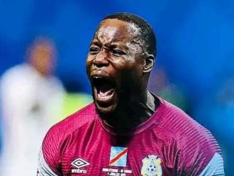 Lionel Mpasi lors du match RDC-Angleterre. [Photo d'illustration]