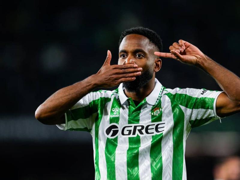 L'international congolais Cédric Bakambu sous les couleurs du Betis Séville [photo d'illustration]