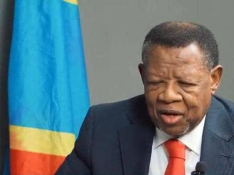 Le président du CCU et ancien ministre de la Communication et des Médias, Lambert Mende Omalanga