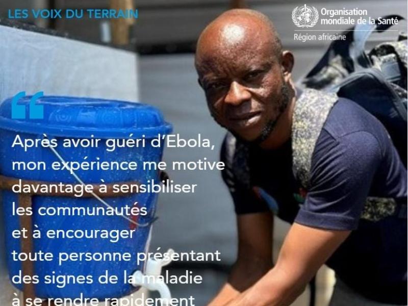 Le Dr Judichael Mayele Dudubu, médecin généraliste et membre du pilier Prévention et contrôle des infections [photo d'illustration]