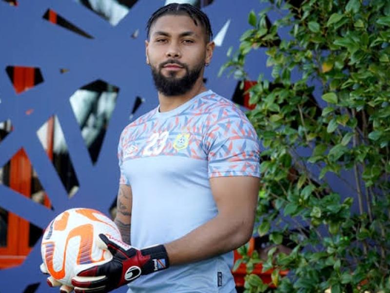 Le Léopards congolais Dimitry Bertaud,  gardien de Forge FC, au Canada