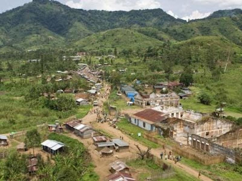 La cité de Nyabiondo, dans le territoire de Masisi,  au Nord-Kivu [photo d'illustration]
