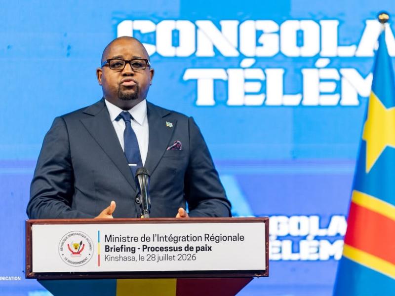 Floribert Anzuluni, ministre de l'intégration régionale