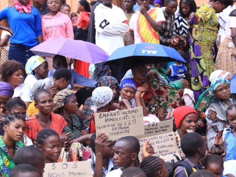 Les déplacés de l'est à Lubumbashi [photo d'illustration]