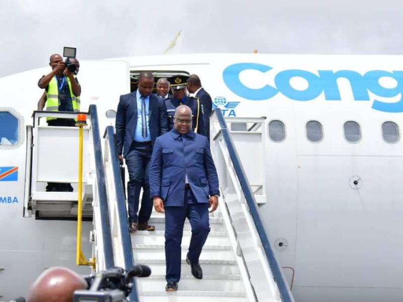 Un voyage du président Félix-Antoine Tshisekedi Tshilombo [photo d’illustration]