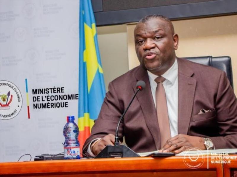 Le ministre de l'Économie numérique, Augustin Kibassa [photo d'illustration]