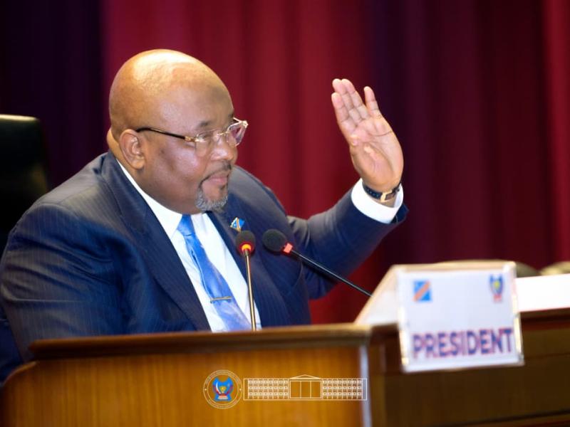 Le speaker de la Chambre basse du parlement rd-Congolais,  Aimé Boji