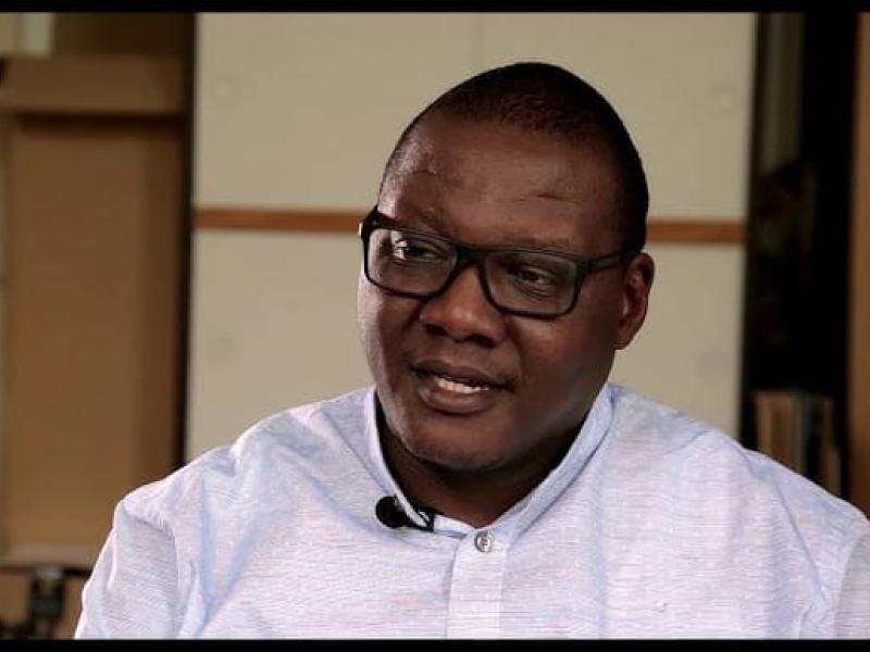 Danny Boss Singoma, nouvellement désigné à la tête du Cadre de la concertation national de la société civile