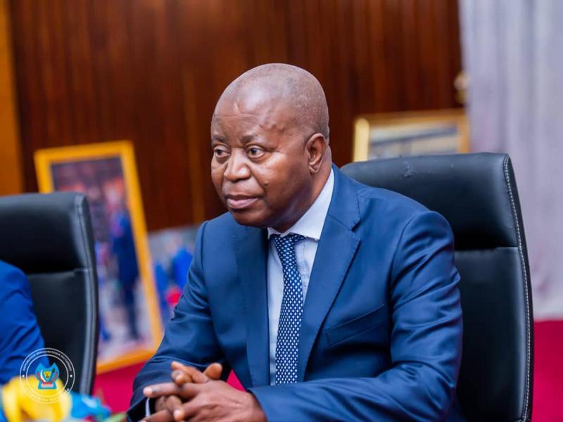 Le vice-Premier ministre, ministre du Budget, Adolphe Muzito