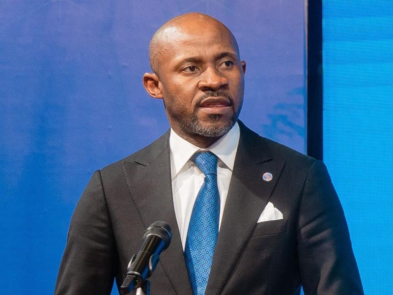 Patrick Muyaya Katembwe,  ministre de Communication et Médias,  Porte-parole du gouvernement congolais 