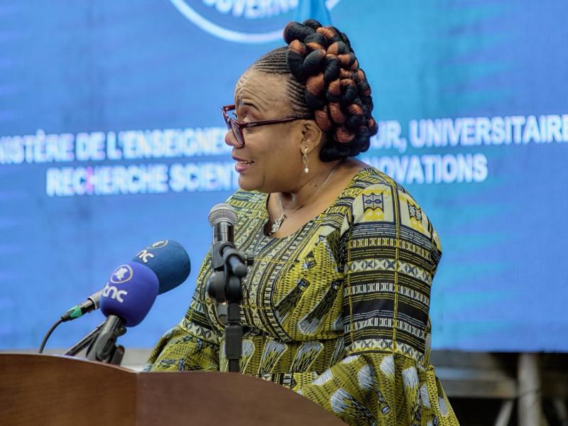 Marie-Thérèse Sombo,  ministre de l’ESU en RDC [photo d'illustration]