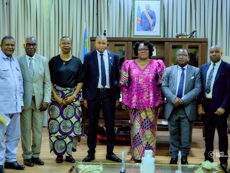 La délégation congolaise à la 17ᵉ session de la Conférence annuelle du Comité exécutif de l'IUCEA présente à la ministre de l’ESURS les principales conclusions de sa mission à Nairobi,  au Kenya [photo d'illustration]