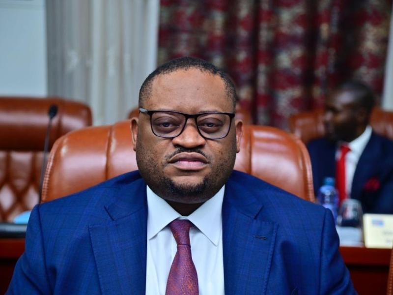 Le ministre des Finances, Doudou Fwamba, lors d’une réunion du Conseil des ministres [photo d'illustration]
