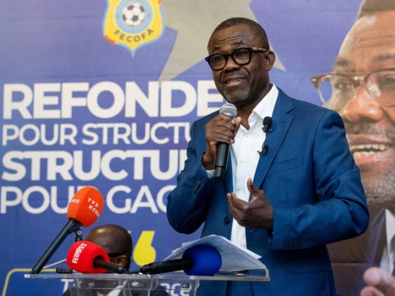 Véron Mosengo-Omba, président de la FECOFA