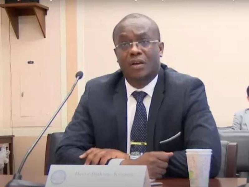 Me Hervé Diakiese, porte-parole du parti politique Ensemble pour la République