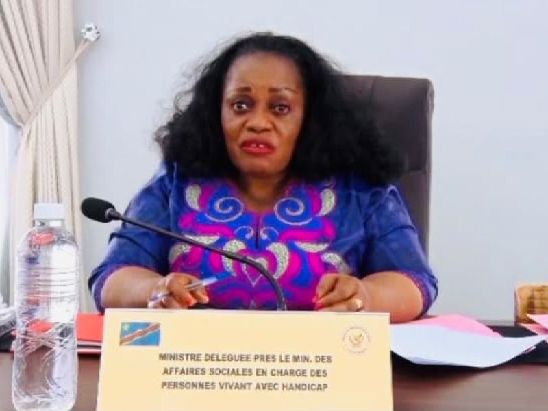 Irène Esambo, ministre déléguée chargée des Personnes vivant avec handicap