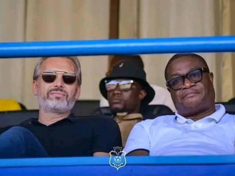 Sébastien Desabre et Dodo Landu lors d'une rencontre au Stade des Martyrs. [Photo d'illustration]