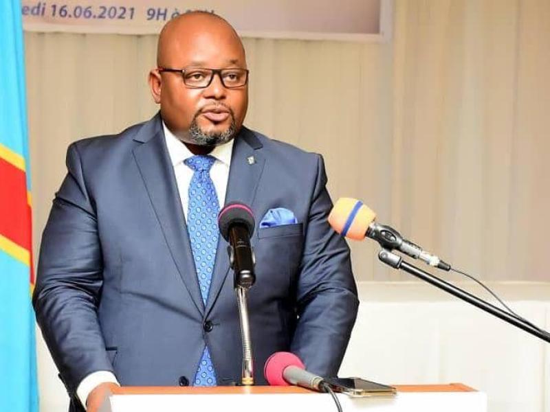 Aimé Boji Sangara,  président de l'Assemblée nationale de la RDC
