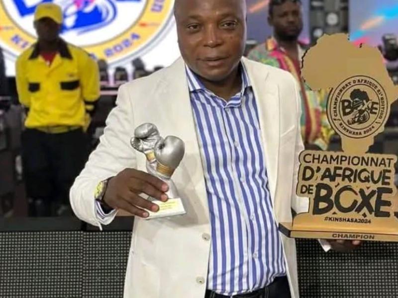 Le secrétaire général adjoint de la Fédération congolaise de boxe (FCB), Pierre Abongi [photo d'illustration]