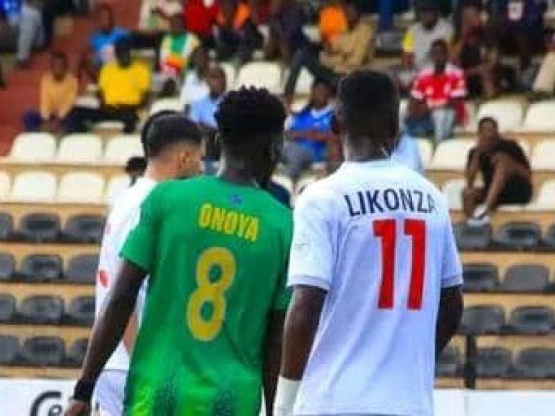 Le milieu du terrain de l'AS Maniema Union, Charve Onoya et Glody Likonza. [Photo d'illustration]