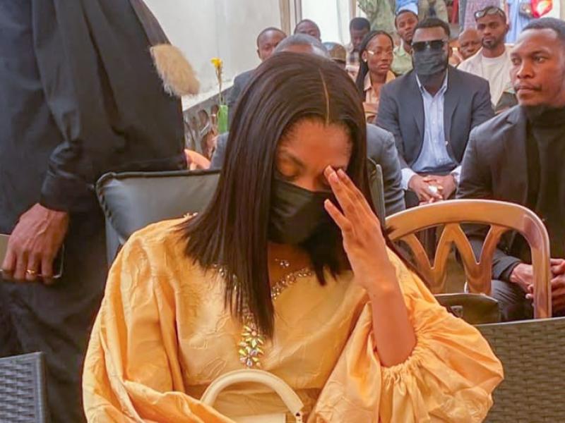 La chanteuse Rebo Tchulo lors du procès au tribunal militaire de Kinshasa [photo d'illustration]