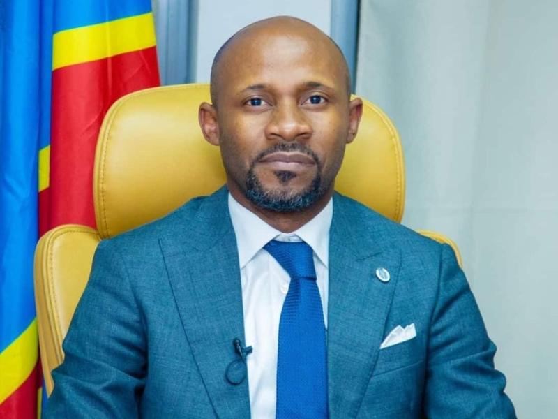 Patrick Muyaya Katembwe,  ministre de Communication et Médias, porte-parole du Gouvernement congolais [photo d'illustration]