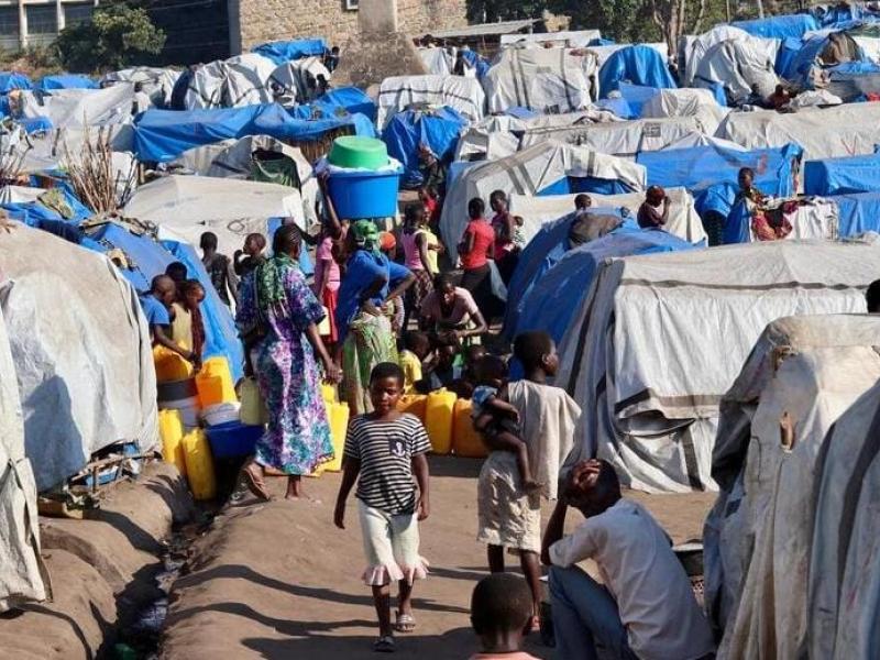Le site des déplacés de l'Hôpital général de Bunia, la capitale de l'Ituri [photo d'illustration]
